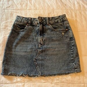 Wild Fable Blue Denim Mini Skirt